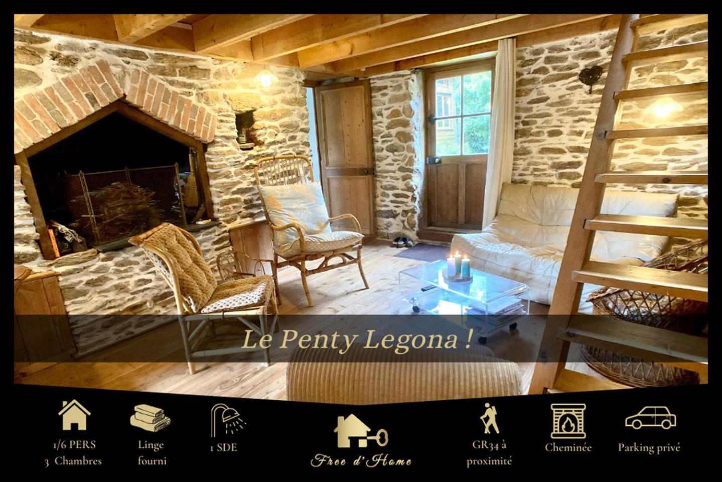 Villa Penty LEGONA, authentique et chaleureux, 2-6 pers à Moëlan-sur-Mer Extérieur photo