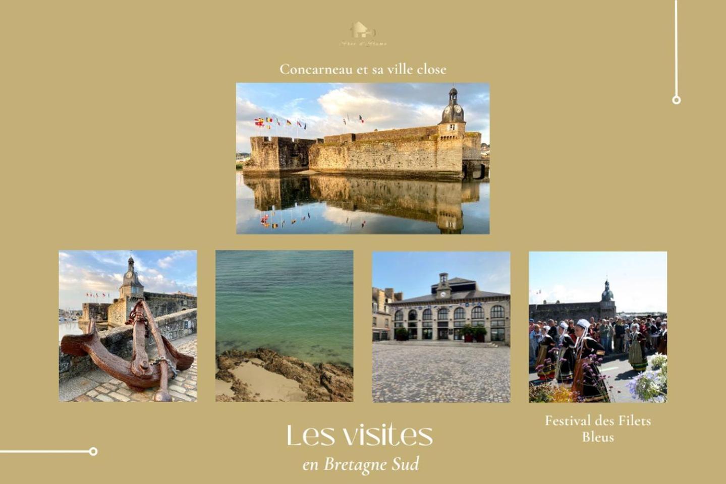 Villa Penty LEGONA, authentique et chaleureux, 2-6 pers à Moëlan-sur-Mer Extérieur photo