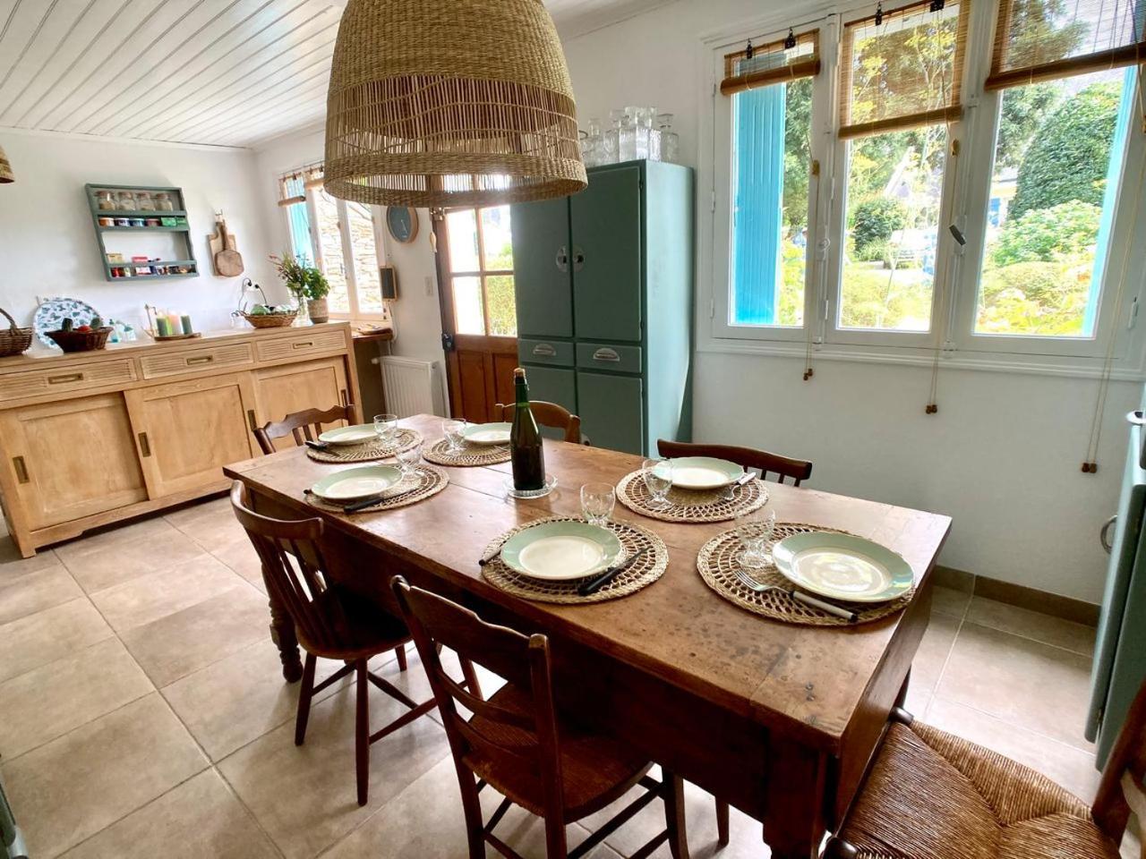 Villa Penty LEGONA, authentique et chaleureux, 2-6 pers à Moëlan-sur-Mer Extérieur photo